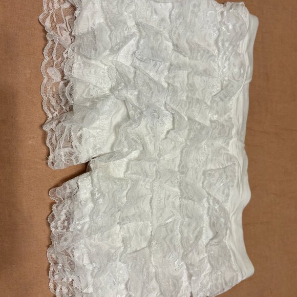 Semi-sheer Tiered Skirt (With Lace Shorts） - Picture 6 of 6